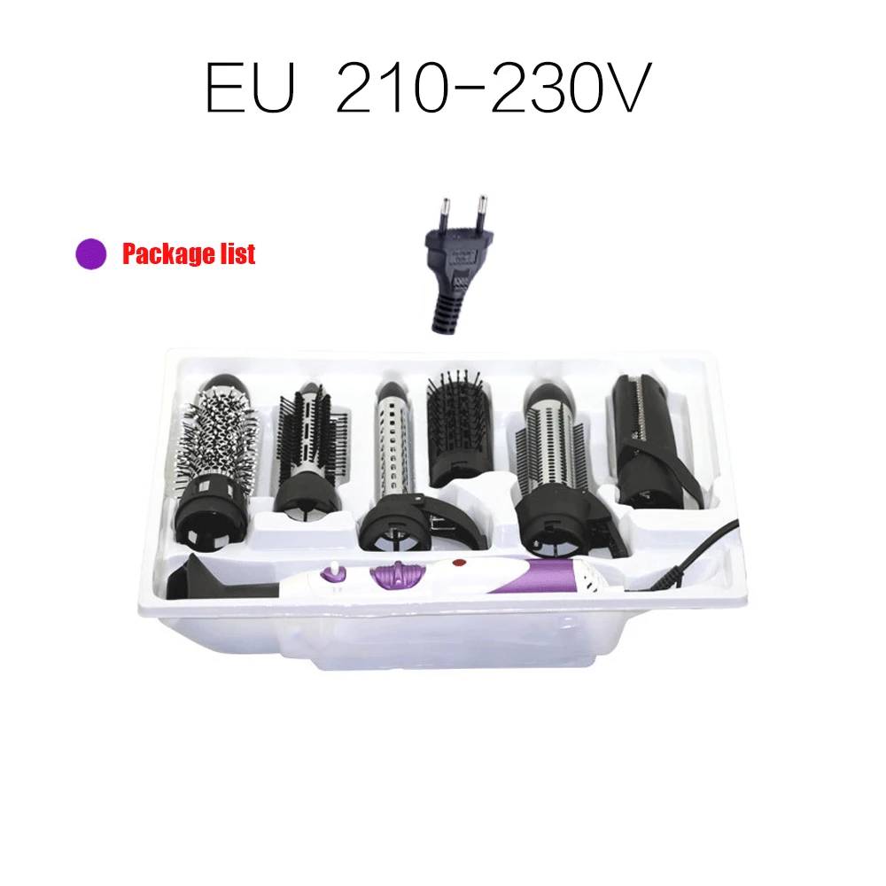 7 в 1 многофункциональный выпрямитель для волос с евровилкой 220 В|electric hair dryer|hair