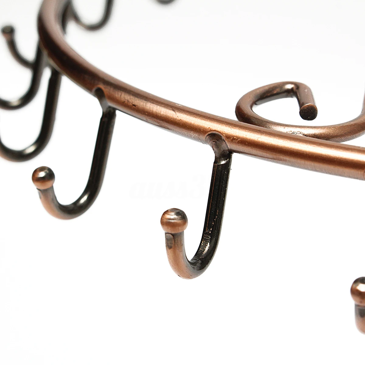 Ювелирные изделия вращающееся кольцо Дисплей держатель Органайзер ожерелье стойка 23 крючка
