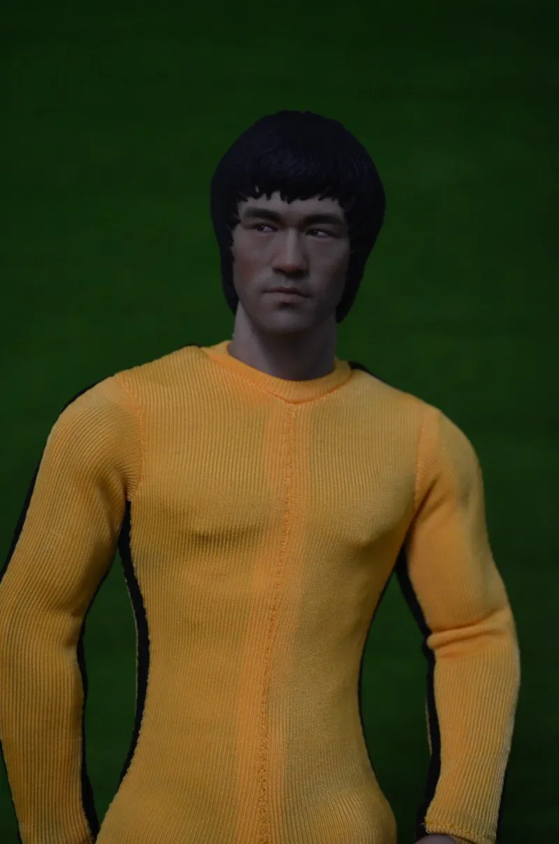 

1/6 scale Collectible figure doll Game of Death Bruce Lee with Nunchakus 12" action figure doll Plastic Model Toys . NO BOX