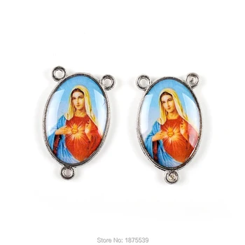 

Scared Heart Mary 3 Holes Religious Rosary Center For Catholics