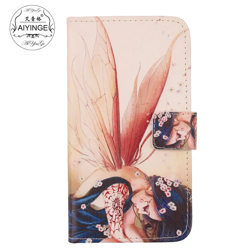 

AIYINGE Cartoon PU Leather Cell Phone Case Wallet Style Cover Magnetic suction Flip Cover Case For Doro 8035
