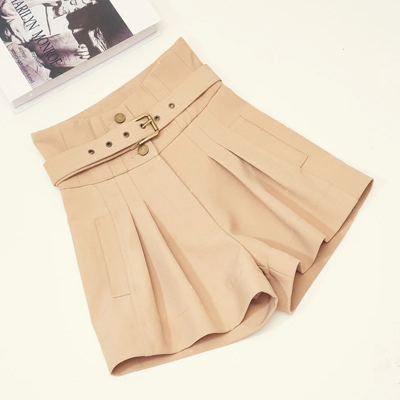 SexeMara Summer Women's Short High Waist Short Wide Leg Short spodenki damskie Casual short feminino 