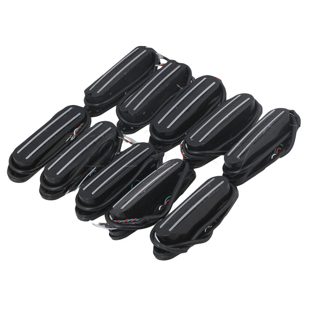 

Yibuy 20 x Dual Rail Dual Coil Magnetic Pickup Humbucker for Electric Guitar Black