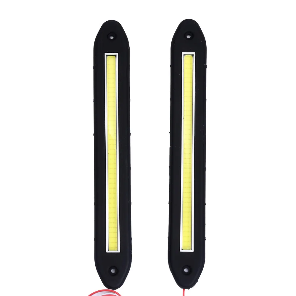 

Daytime Running Light 2Pcs Car LED COB DRL Fog Lights Flexible Silicone IP5467 Daytime Running Lights Car Accessories