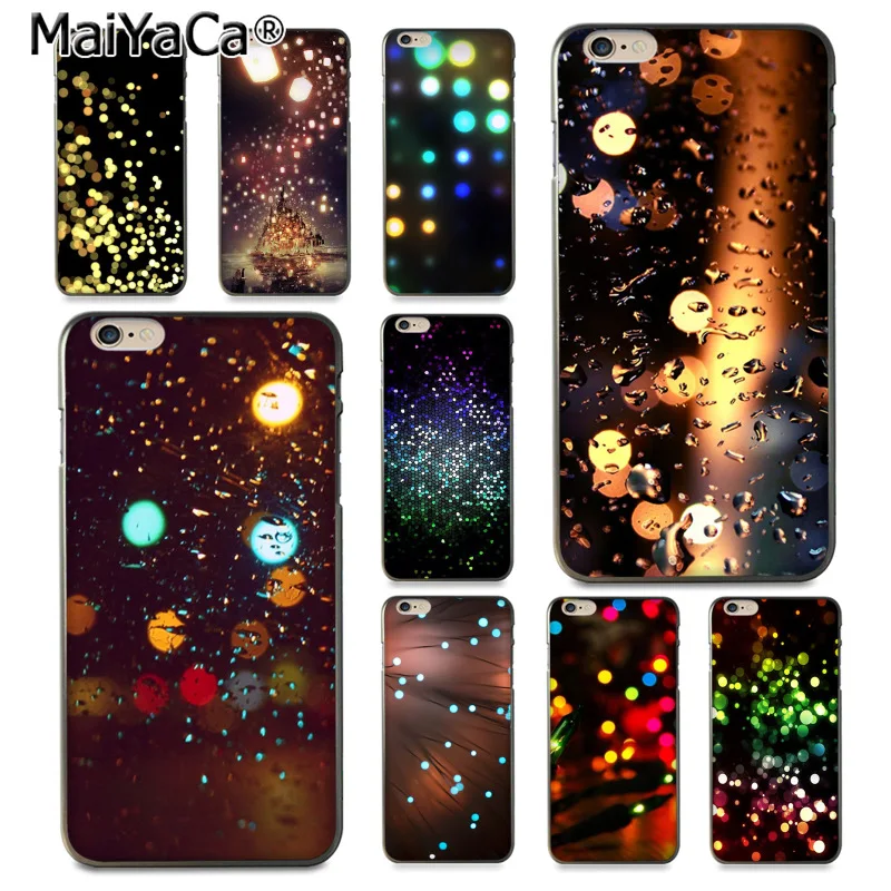 

MaiYaCa Street_ lights Rainy window Rain_drops Printing TPU phone case for Apple iPhone 8 7 6 6S Plus X 5 5S SE 5C Cover