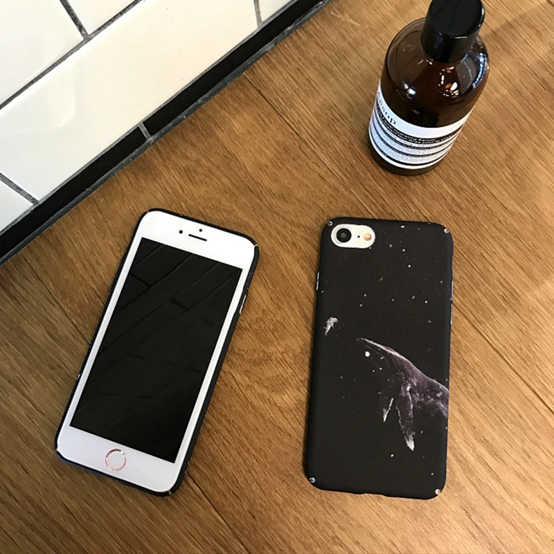 

Capa Funda Space Planet Case Funda For iPhone 6s Case Cover Fashion Universe 360 Hard Matte For iPhone X 7 8 Plus 6 6s Plus Case