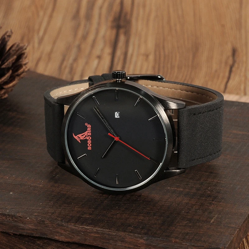 BOBO BIRD Brand Men Wrist watches Fashion Luxury Quartz Watches Business Military Men Watches relogio masculino C-G15A