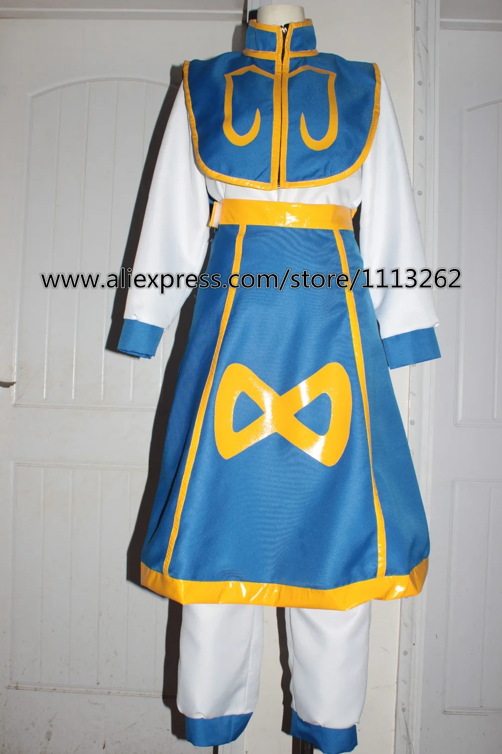 

Free shipping anime Anime hunter x hunter Cosplay Kurapika Costume customized any size