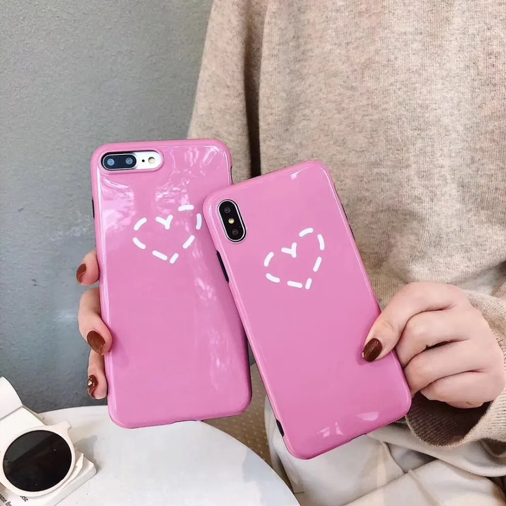 Элитный бренд Мягкий силикон imd чехол для iPhone 7 Plus XR X 10 XS Max 6 S 8 милые девушки да за