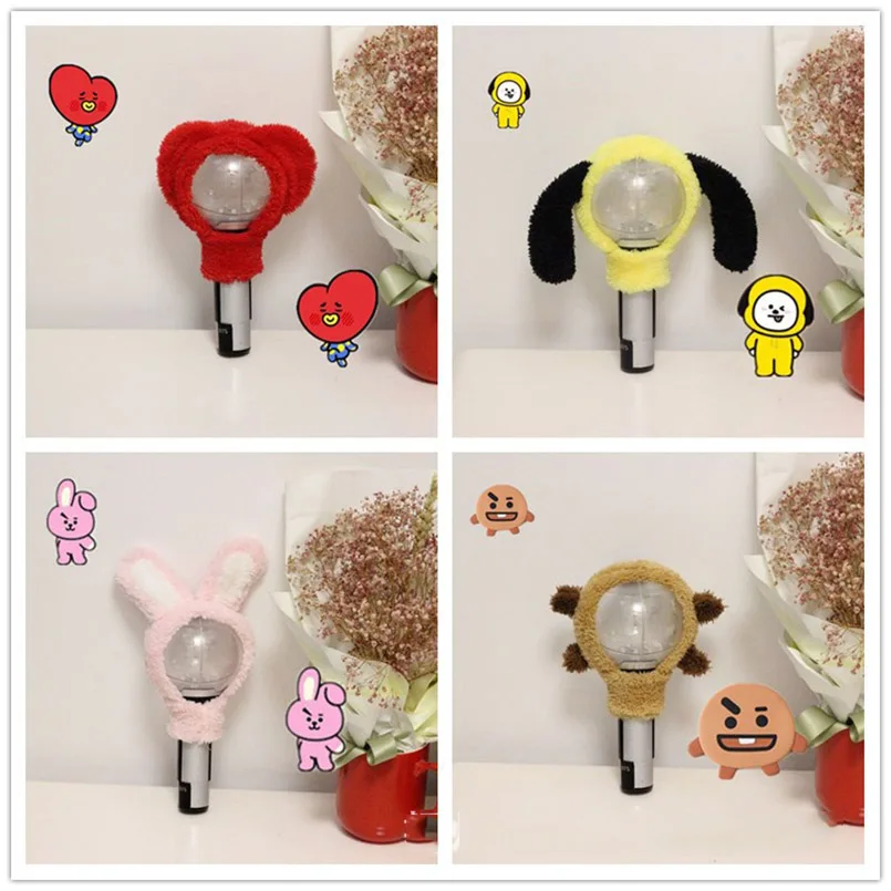 

BTS Light Stick Army Bomb Cover Plush Toys Soft Stuffed Bt21 Kpop Light Stick Cover Plush BTS Light Stick Cover Plush Toys