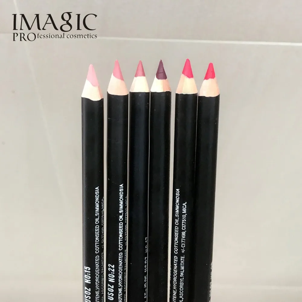 9Colors IMAGIC Lip Gloss Waterproof Matte Liquid Lipstick Strawberry Long Lasting Lip Kit as pencil for lips Makeup