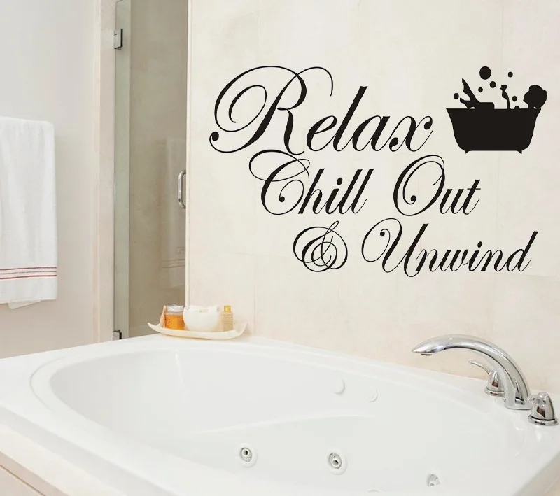 New Cross-border Refined Wallpaper Relax Bathroom Creative Decorative Painting Custom Made | Дом и сад