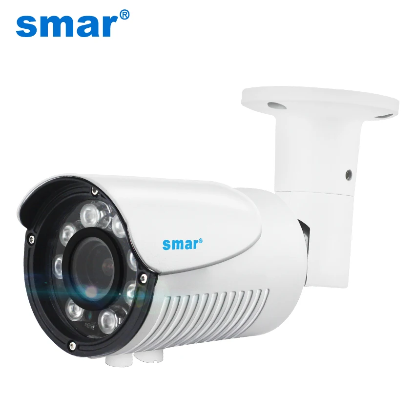 IP камера Smar 720P 960P 1080P Уличная С 8 нано ИК светодиодами зум 2 12 мм ручной