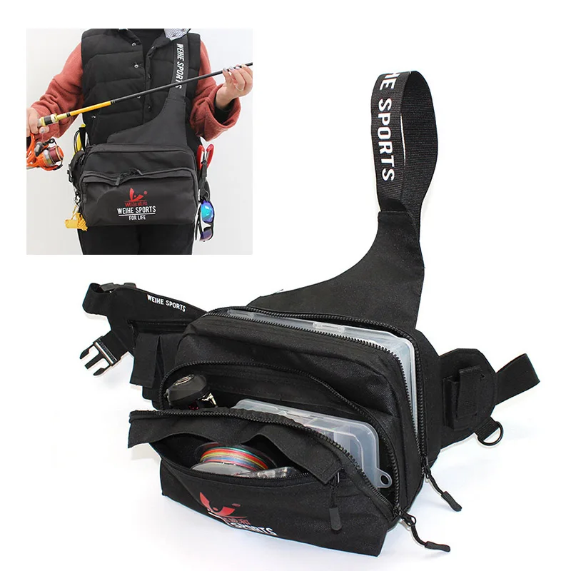 

Fishing Tackle Bag Fishing Lure Waist Bag Multi-functional Cycling Bag Sports