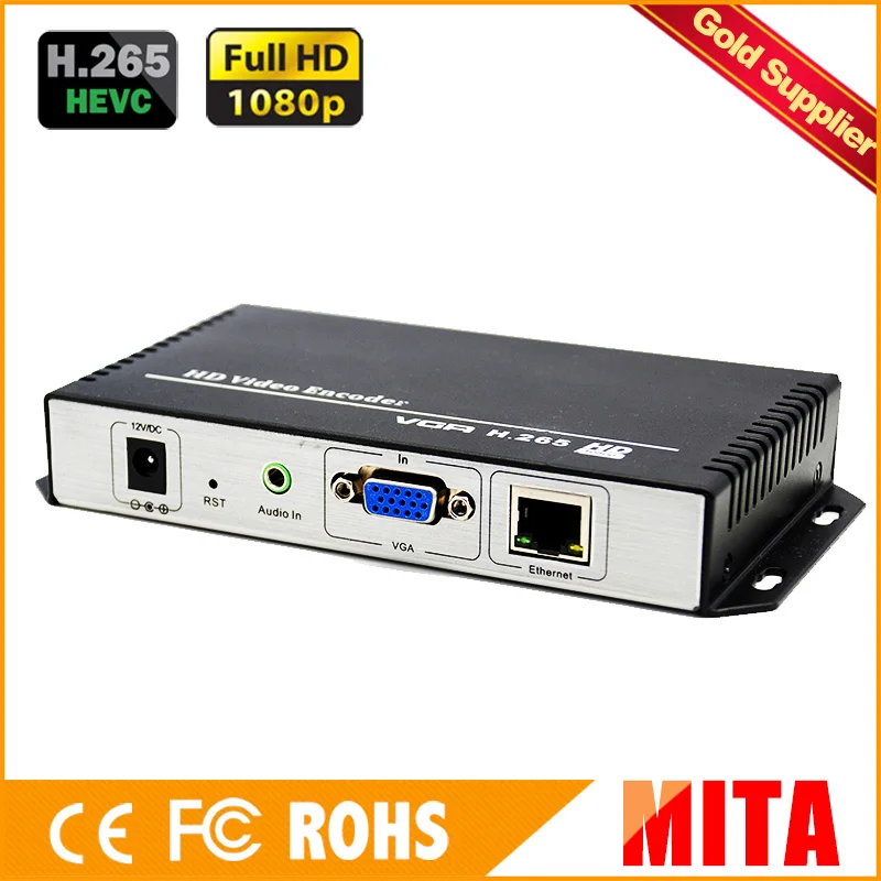 

HD H.265 VGA i encoder iptv for IPTV streaming to Youtube Wowza Facebook Ustream