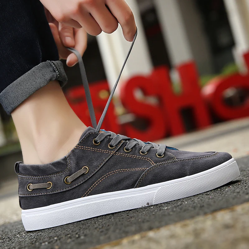 

Spring and autumn Korean version of the trend of men's shoes wild casual canvas shoes men's shoes shoes breathable tide shoes