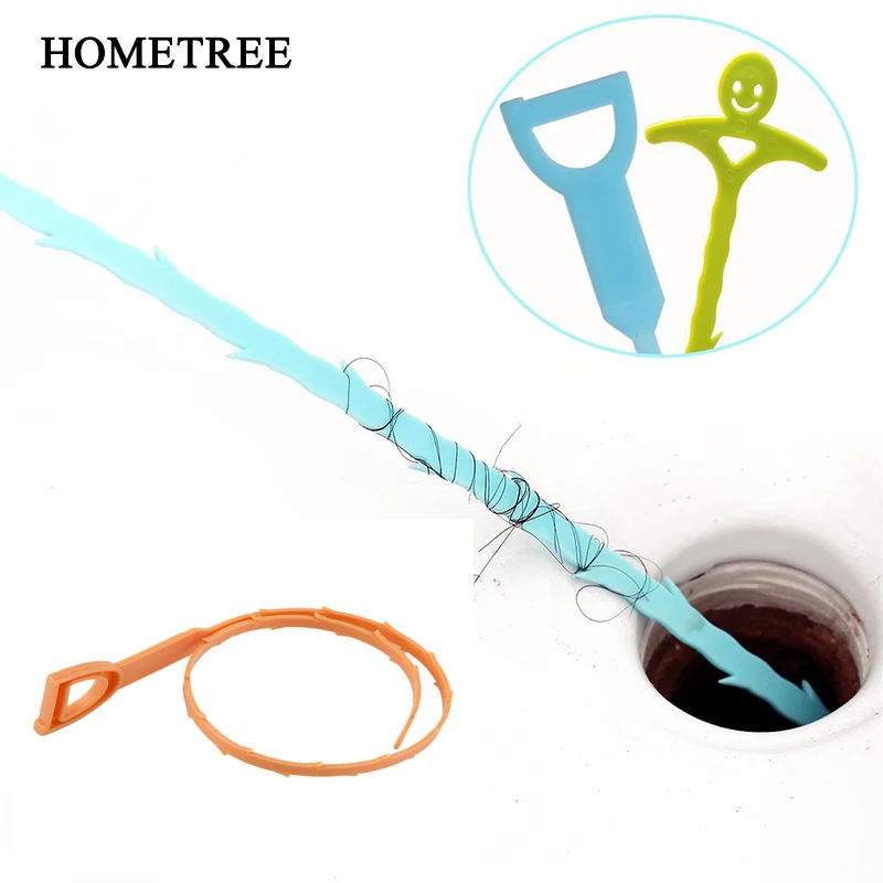 

HOMETREE Bathroom Hair Sewer Filter Drain Cleaners Outlet Kitchen Sink Filter Anti Clogging Floor Removing Obstruct Tools H746