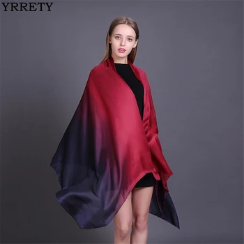 

YRRETY 2018 Brand New Ladies Fashion Style Cape Head Pashmina Luxury Women Long Soft Geometry Scarf Printed Accessories Scarf