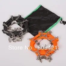 30 шт./партия уличные скалолазание кошки восемь зубов из нержавеющей стали кошки обувная цепочка простые восемь зубов