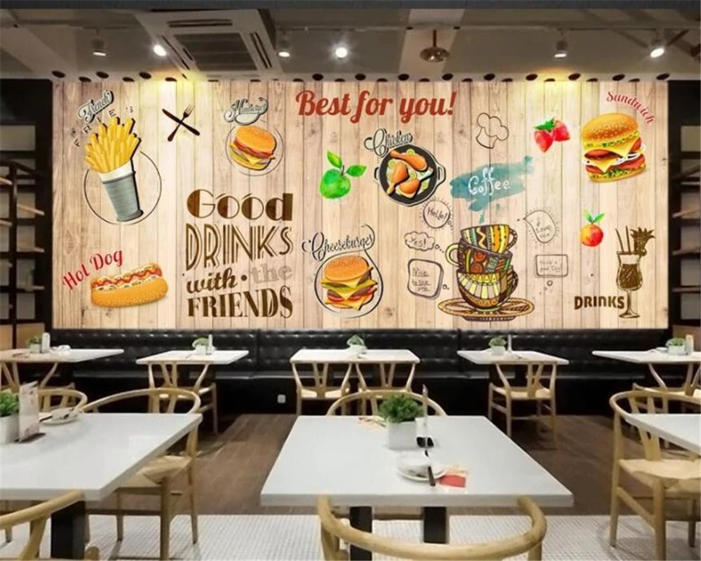 beibehang-Custom-wallpaper-mural-large-scale-high-definition-retro-wood