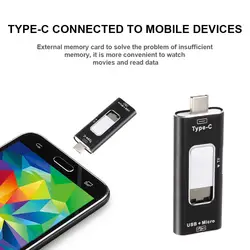 Тип C/USB 2,0/Micro USB Micro SD Card Reader Push-Pull Тип для Macbook смартфонов PC EM88
