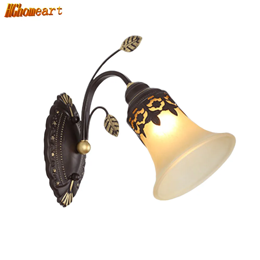 

HGHomeart Retro Wall Lamp E27 Sconce Lamps Vintage Loft Lights Luminaire The Wall Light Iron Wall Reading Bed Lighting110/220V