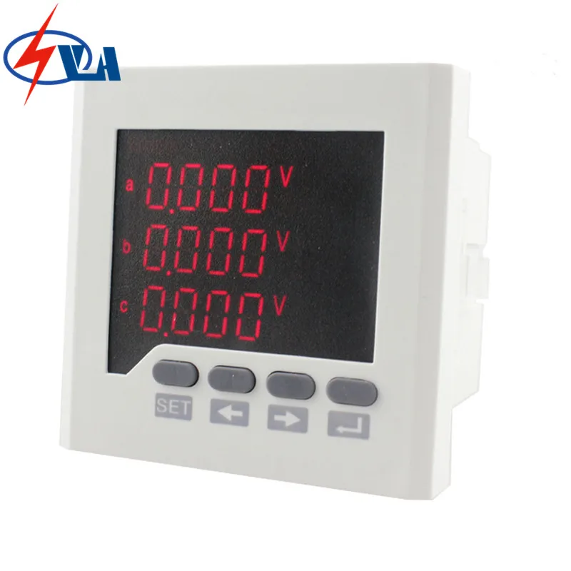 

3D73 AC/DC frame size 80*80 mm multimeter Digital display LED 220v meter
