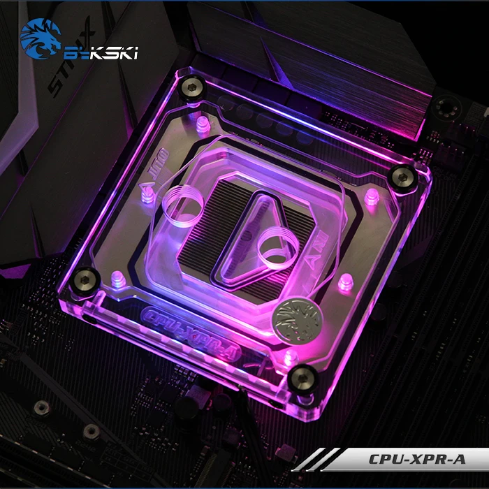 Bykski cpu водоблок для INTEL LGA 1151,2011, платформа 2066, RGB водяное охлаждение процессора кулер, XPR-A V3