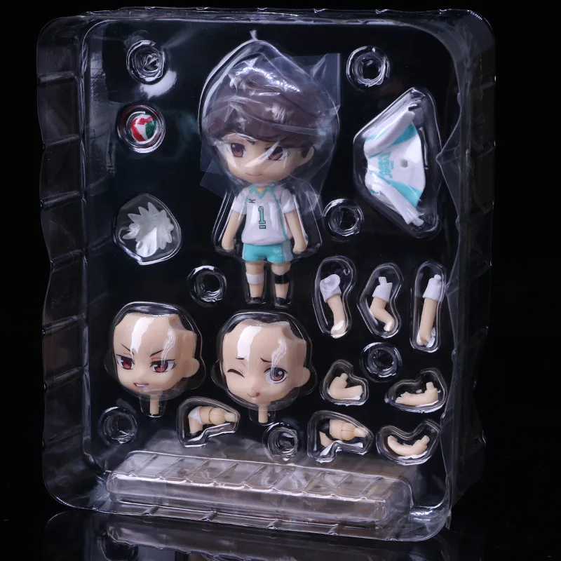 Nendoroid Haikyuu ПВХ фигурка~ Oikawa Tooru, Kenma Kozume, Tobio Kageyama, Hinata Syouyou~ Аниме Коллекция Модель игрушки куклы