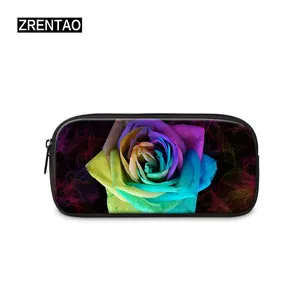 flower makeup pouch