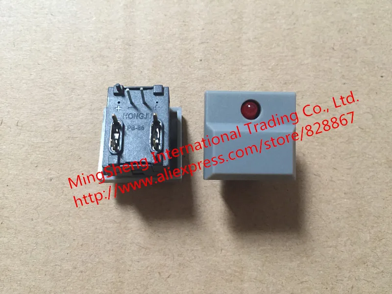 

Original new 100% import original authentic with light touch switch push button switch PB86-B1-A-0R