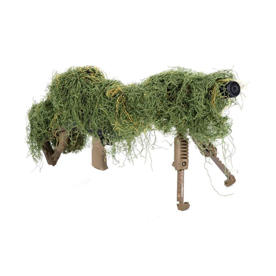 

Hunting Ghillie Suits Camouflage Strip Gun Rope Elastic Synthetic Fiber Camo Ghillie Suits Gun Hidden Strip Hunting Accessories