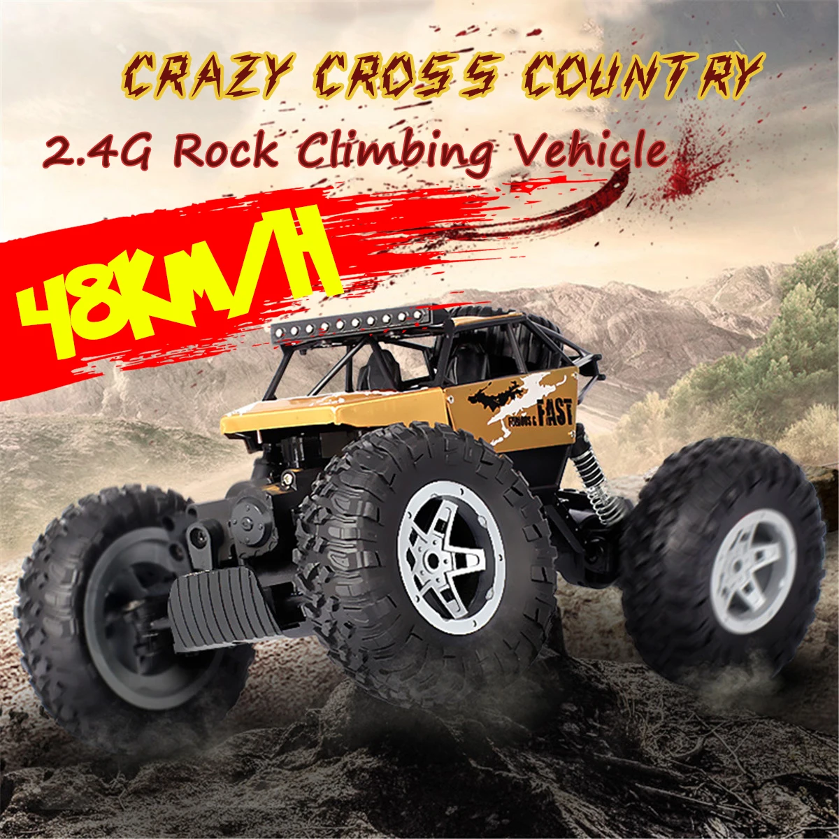 

2Colors RC Truck 4WD Off-Road 1:16 Vehicle 2.4 G Remote Control Buggy Crawler Car Supersonic Truck Off-Road Vehicle Buggy Elect