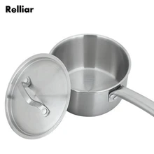 Relliar антипригарный суповый горшок из нержавеющей стали многофункциональный 14 см/16 см/18 см толстый молочный горшок макаронные изделия горшки кухонная посуда кастрюля
