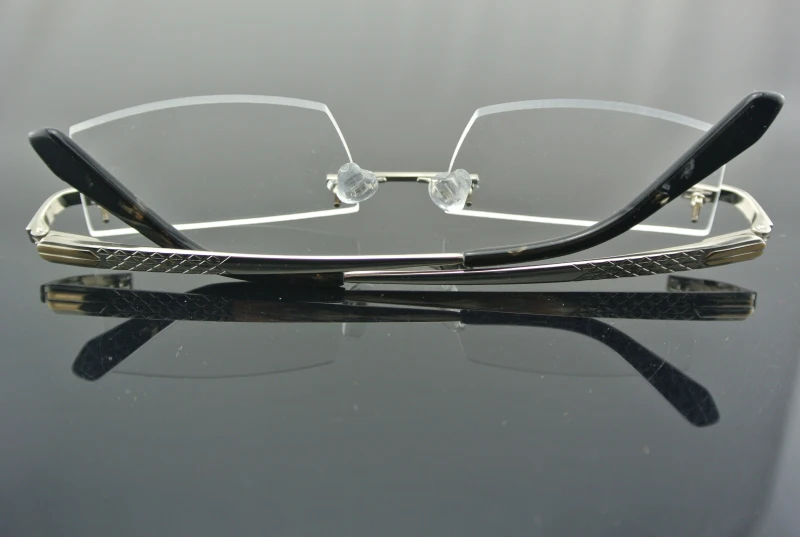 Роскошные чистые титановые очки для чтения без оправы+ 50+ 75+ 100+ 125+ 150+ 175+ 200+ 250+ 3+ 350+ 375+ 4+ 425+ 450