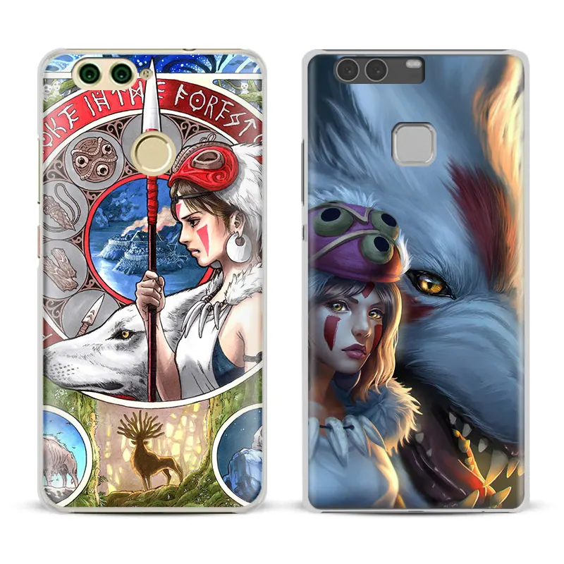

Princess Mononoke Anime Phone Case Cover Shell For Huawei P8 9 10 Lite 2017 Honor 6x 8 V8 V9 V10 Mate 7 8 9 10 Pro Nova Plus 2