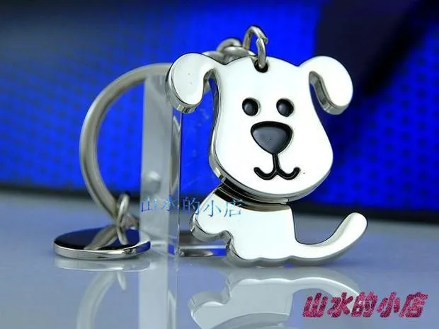 

10pcs/lot,Creative Funny Nice Moving Lovely Dog Keychain Keyring Key Chain Ring Key Fob Holder