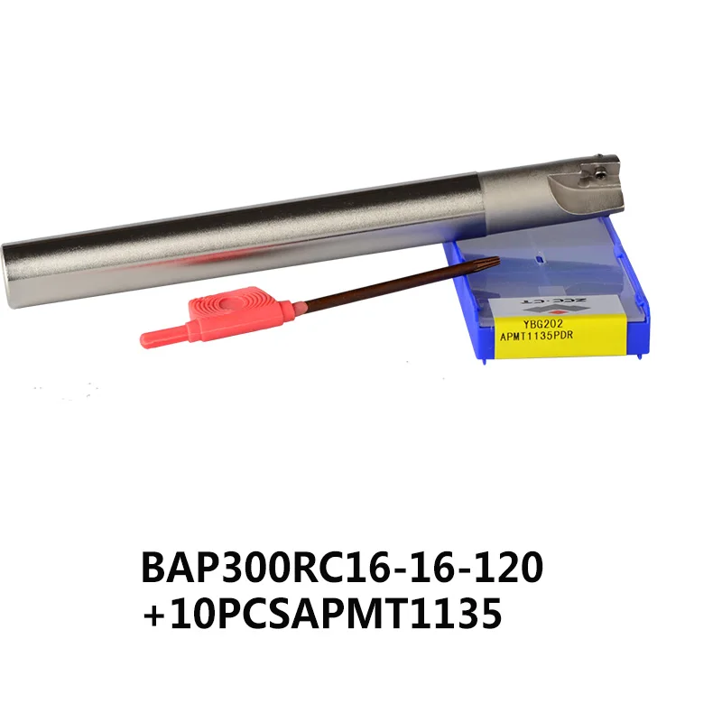 BAP 300R фреза инструменты с 10 шт. APMT1135PDR держатель фрезерного инструмента Торцевая мельница для фрезерного станка с ЧПУ для вставки APMT1135 - Длина режущей кромки: C16-16-120-APMT