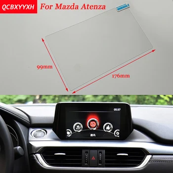 

Car Sticker Steel 8 7 Inch GPS Navigation Screen Steel Protective Film For Mazda Atenza Control of LCD Screen Car Styling