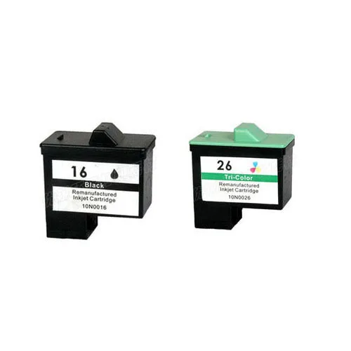 

2 PK Ink Cartridge for Lexmark 16 26 For Lexmark z617 i3 Z13 Z23 Z25 Z33 Z35 Z513 Z515 Z603 Z605 Z611 Z615 Z645 X2250 X74