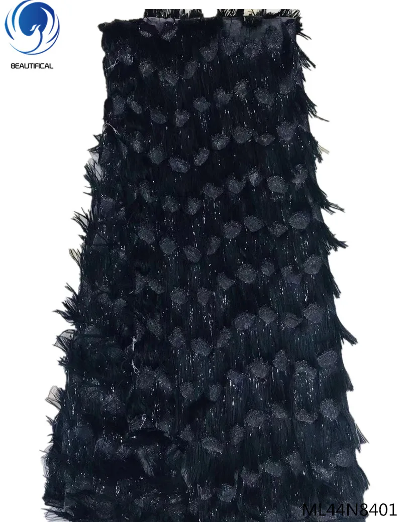 

Beautifical french lace fabrics 2019 Fashion stely shiny lace fabric african fabrics dress bling women dresses 5yards ML44N84