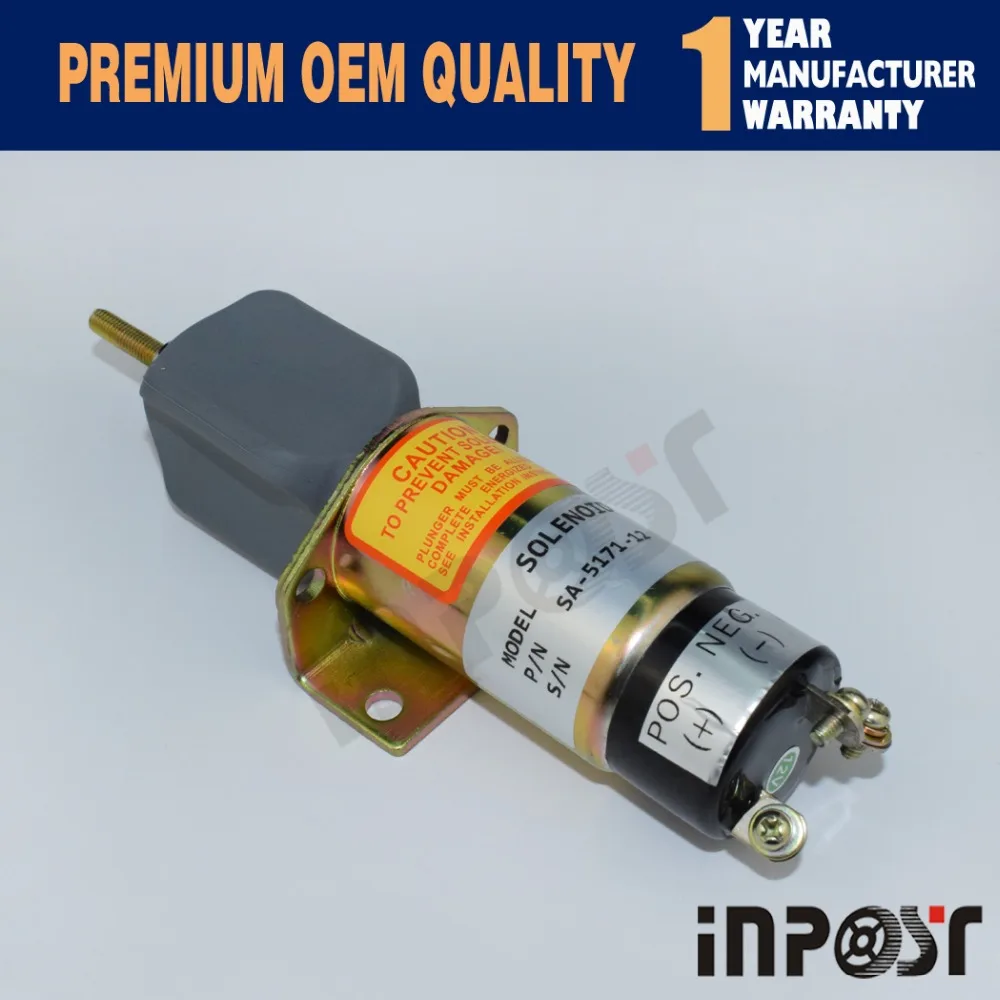 12V 1502 12C3U1B1S1A SA 5171 стопорный соленоид для YANMAR KUBOTA BOBCAT|stop solenoid for yanmar|stop solenoidsolenoid kubota |