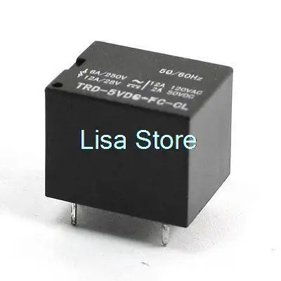 

5VDC Номинальная катушка 5Pin PCB Plug-in Тип Мини реле питания черный