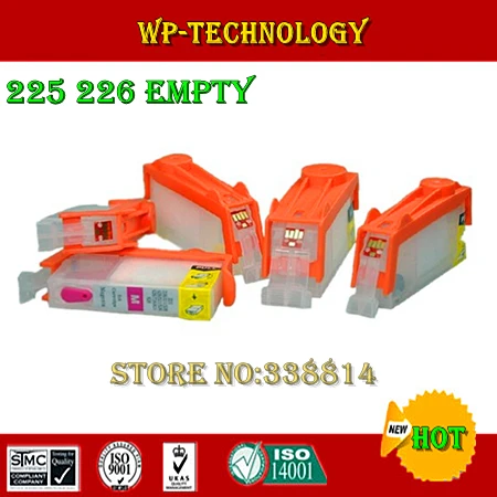 

5PK Emty Refill cartridge suit for PGI225 CLI226 ,suit for Canon IP4810 IP4820 IX6520 MG5120 MG5220 ,With ARC chips