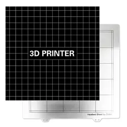 Аксессуары для 3d принтера 300X300 мм стальная пластина горячей кровати + наклейка для платформы комбинация для Creality Cr-10 Tevo Tornado Lulzbot Ta