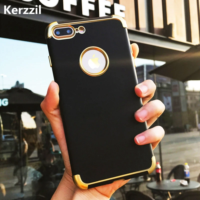 Чехол с защитой от ударов Kerzzil Silikon для iPhone 6 6s Plus мягкий деловой чехол 7 чехлы из