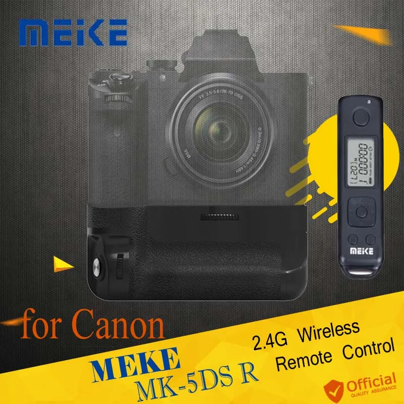 MEIKE MK-5DS R 2.4G Wireless Remote Control Battery Grip Holder for Canon 5D Mark III 5DS 5DS R Cameras AS BG-E11 Accessories саксофон mark r markr