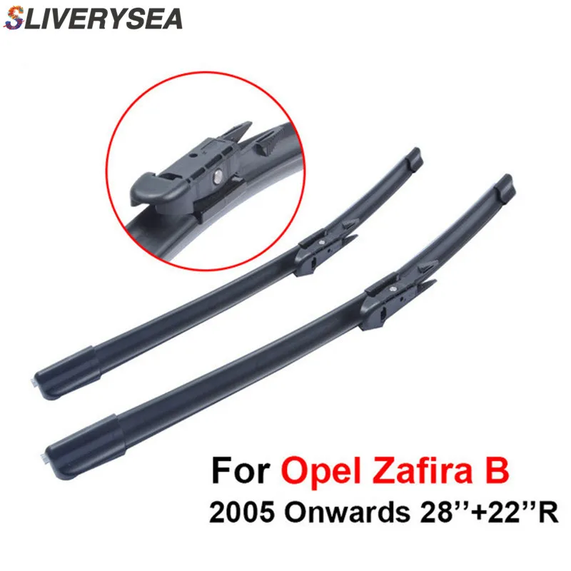 

Pair Windscreen Wiper Blade For Opel Zafira B 2005 Onwards,Fit Windshield Natural Rubber Wipers Arm,Auto Car Accessories