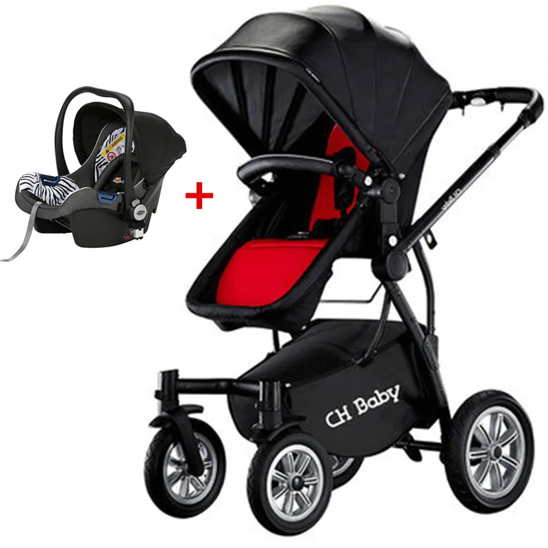 pushchair with suspension