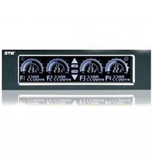 STW 5043 touch screen 4 channel fan speed controller front panel computer case floppy drive